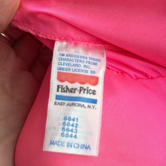 Vintage 1994 Puffalump Fisher Price Big Things Elephant Nylon Plush  24”-Read - Picture 3 of 15